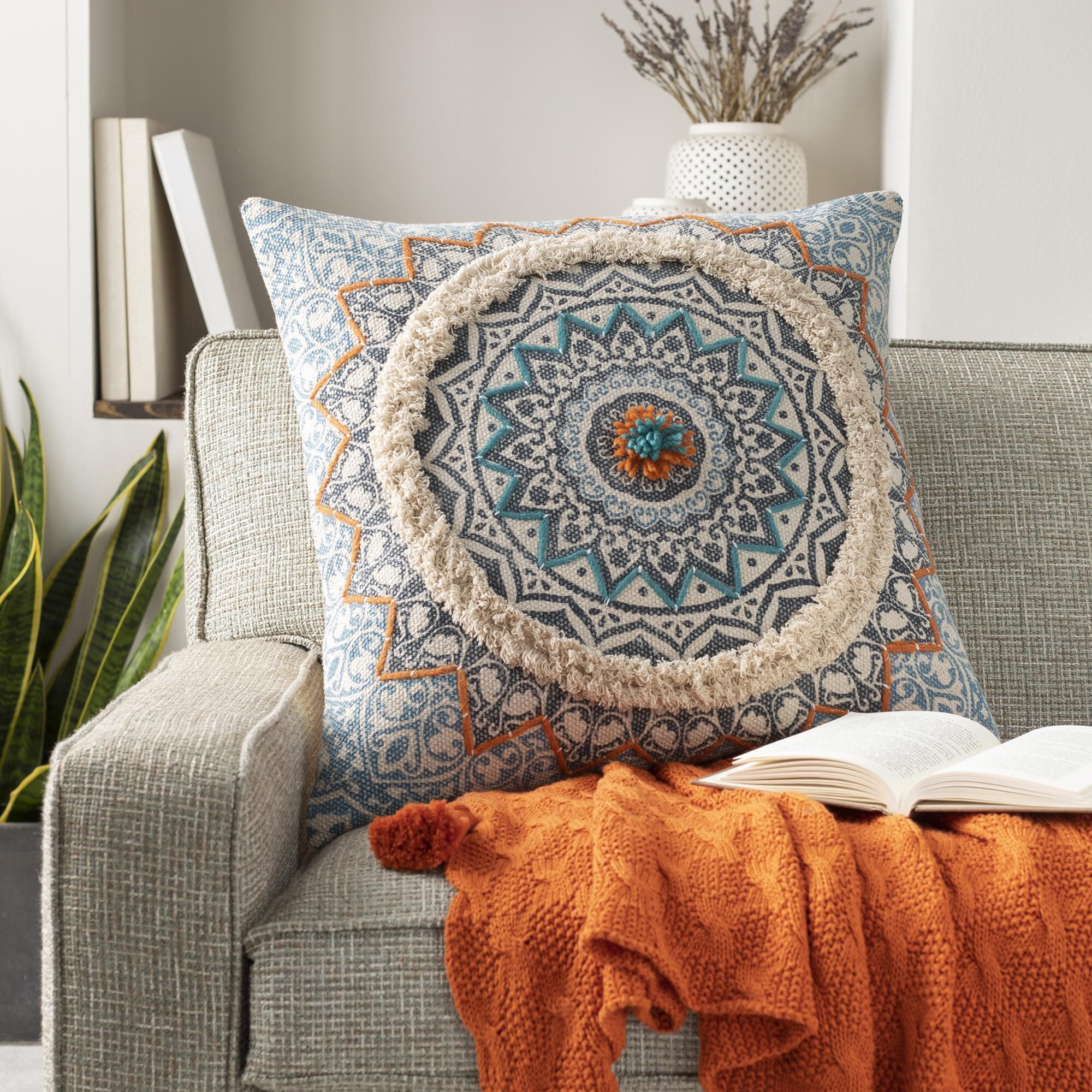Teal and taupe throw pillows hotsell