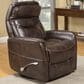 Simeon Collection Gemini Glider Swivel Recliner in Truffle, , large