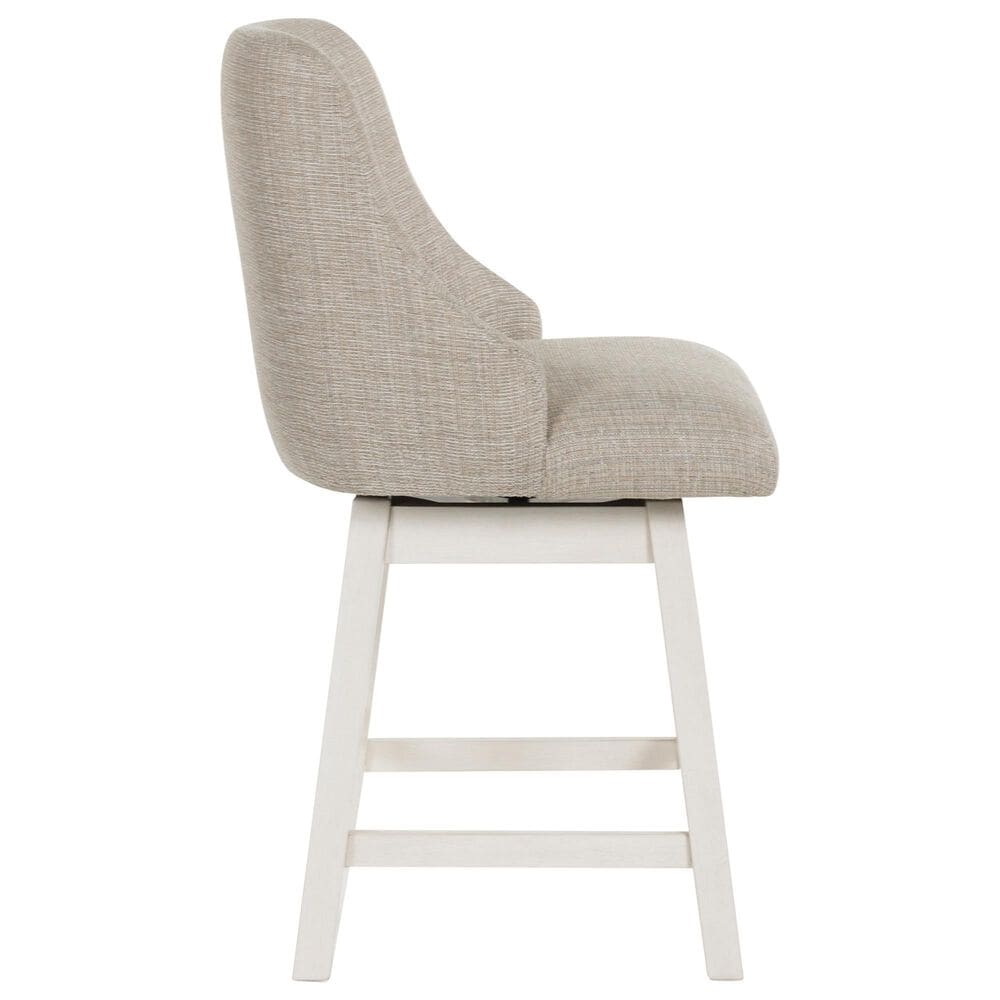 Ashley Robbinsdale Swivel Bar Stool in Antique White, , large