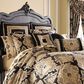 J. Queen New York Bradshaw 4-Piece Queen Comforter Set in Black, , large