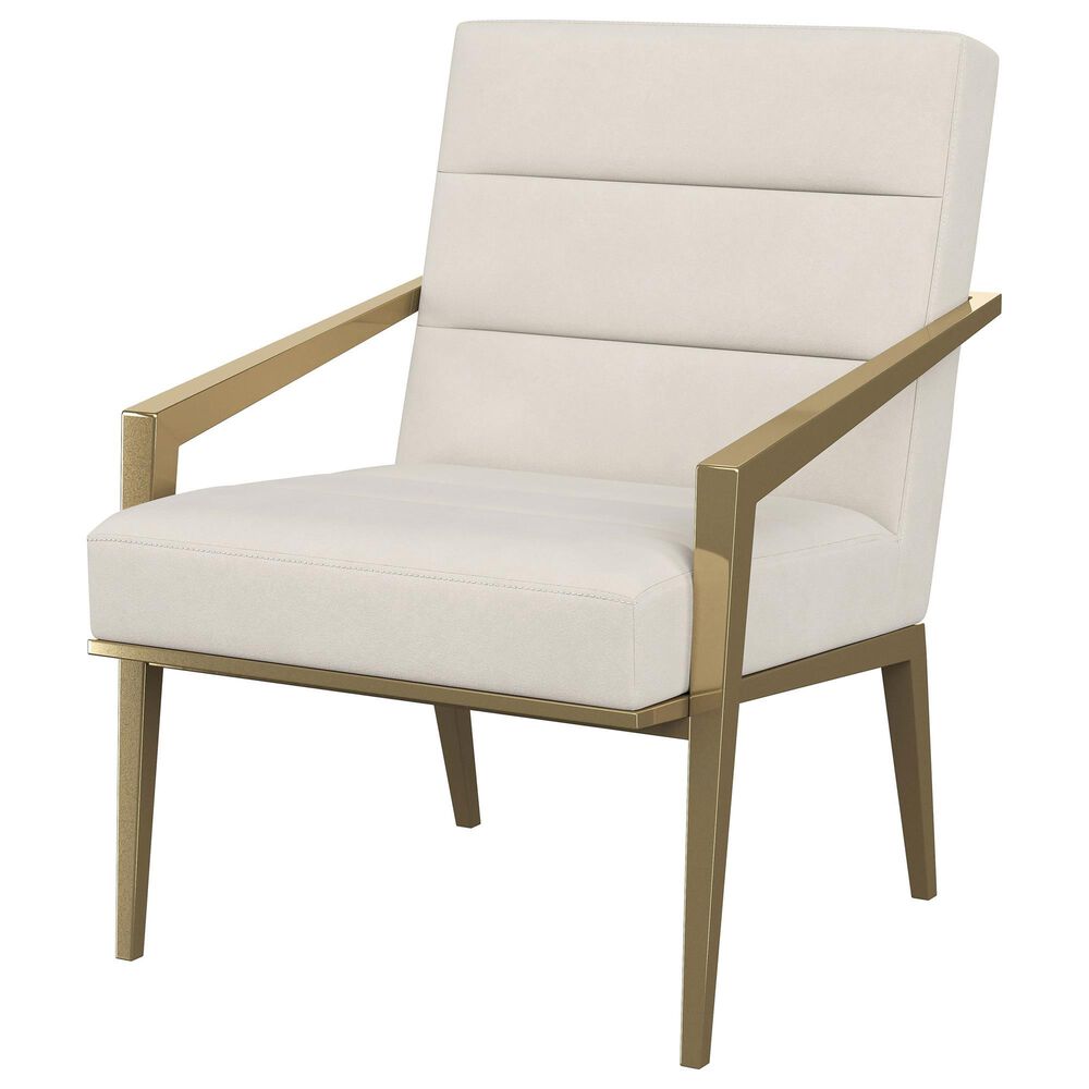 Coaster Kirra Accent Arm Chair in Cream, , large