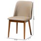 Baxton Studio Lavin Side Chair in Walnut Light Brown (Set of 2), , large