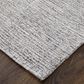 Feizy Rugs Freemont 8" x 10" Light Gray and Ivory Area Rug, , large