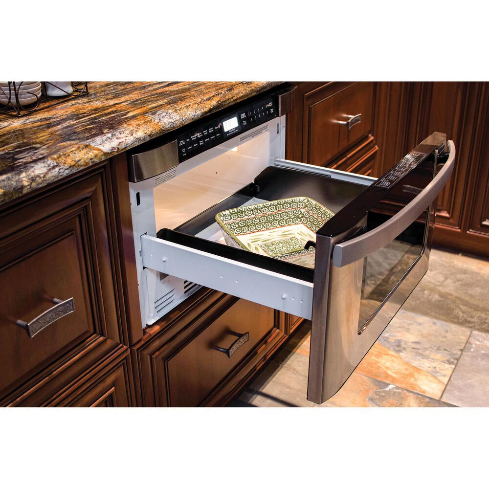 Sharp 24" "Easy Open" Microwave Drawer in Stainless Steel, , large