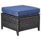 Sunwell Garden 6-Piece Fire Pit Set in Navy, , large