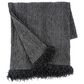 Ganz USA 50" x 60" Chenille Throw in Charcoal, , large