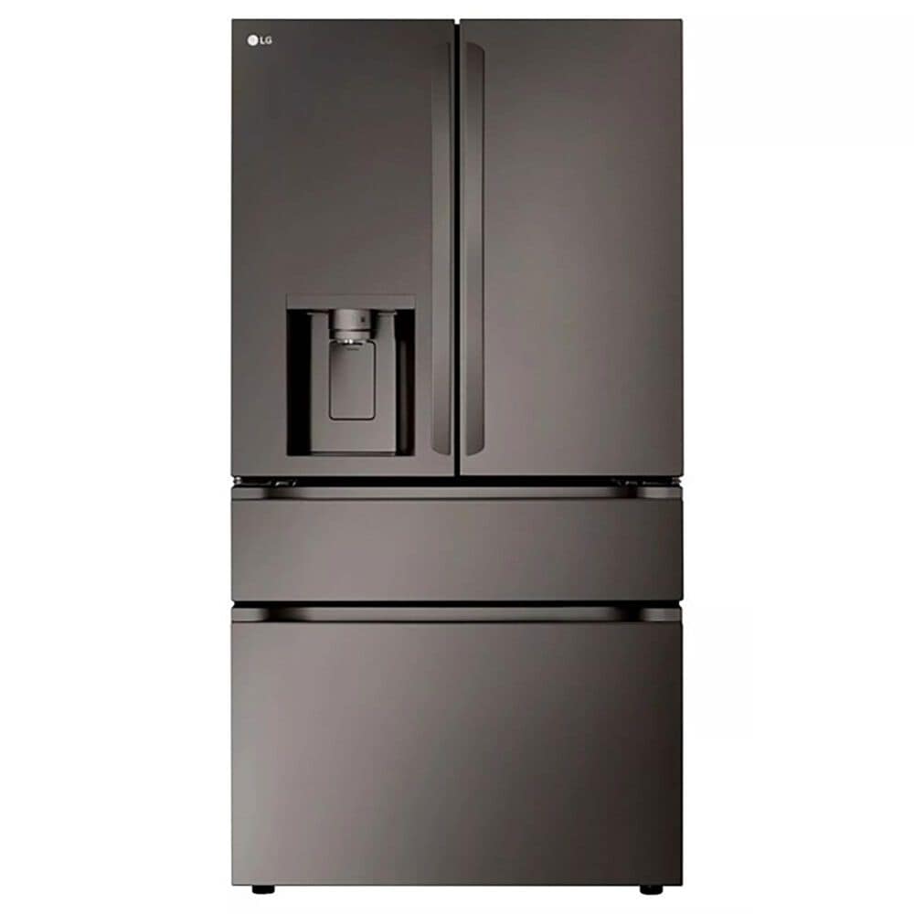 LG 28.6 Cu. Ft. 4-Door French Door with Dual Handles Refrigerator in Black Stainless Steel, , large