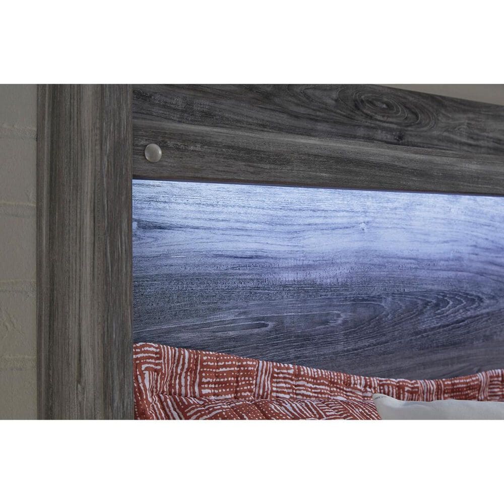 Ashley Baystorm Queen LED Panel Headboard in Gray, , large