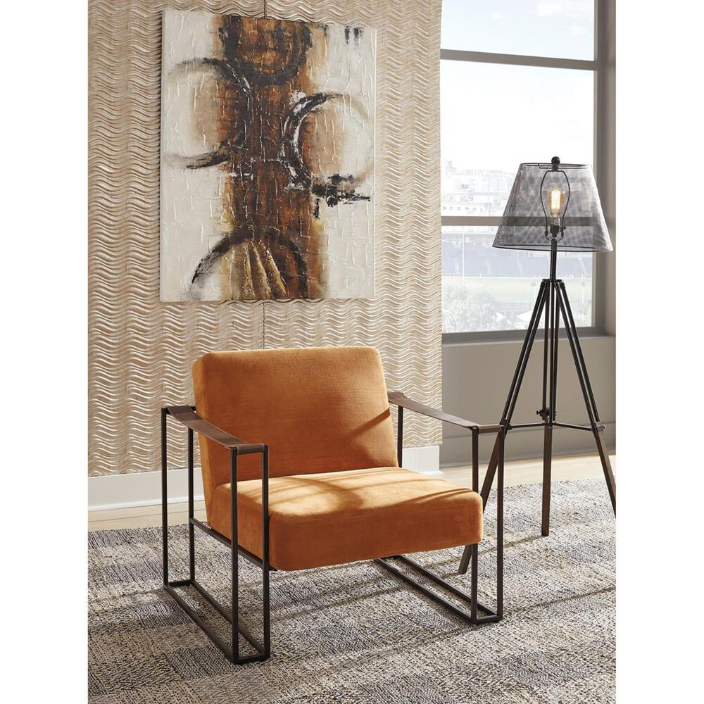 Signature Design by Ashley Kleemore Accent Chair in Amber Velvet, , large