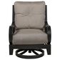 Crown Garden Emerald Swivel Club Rocker in Aged Rust, , large
