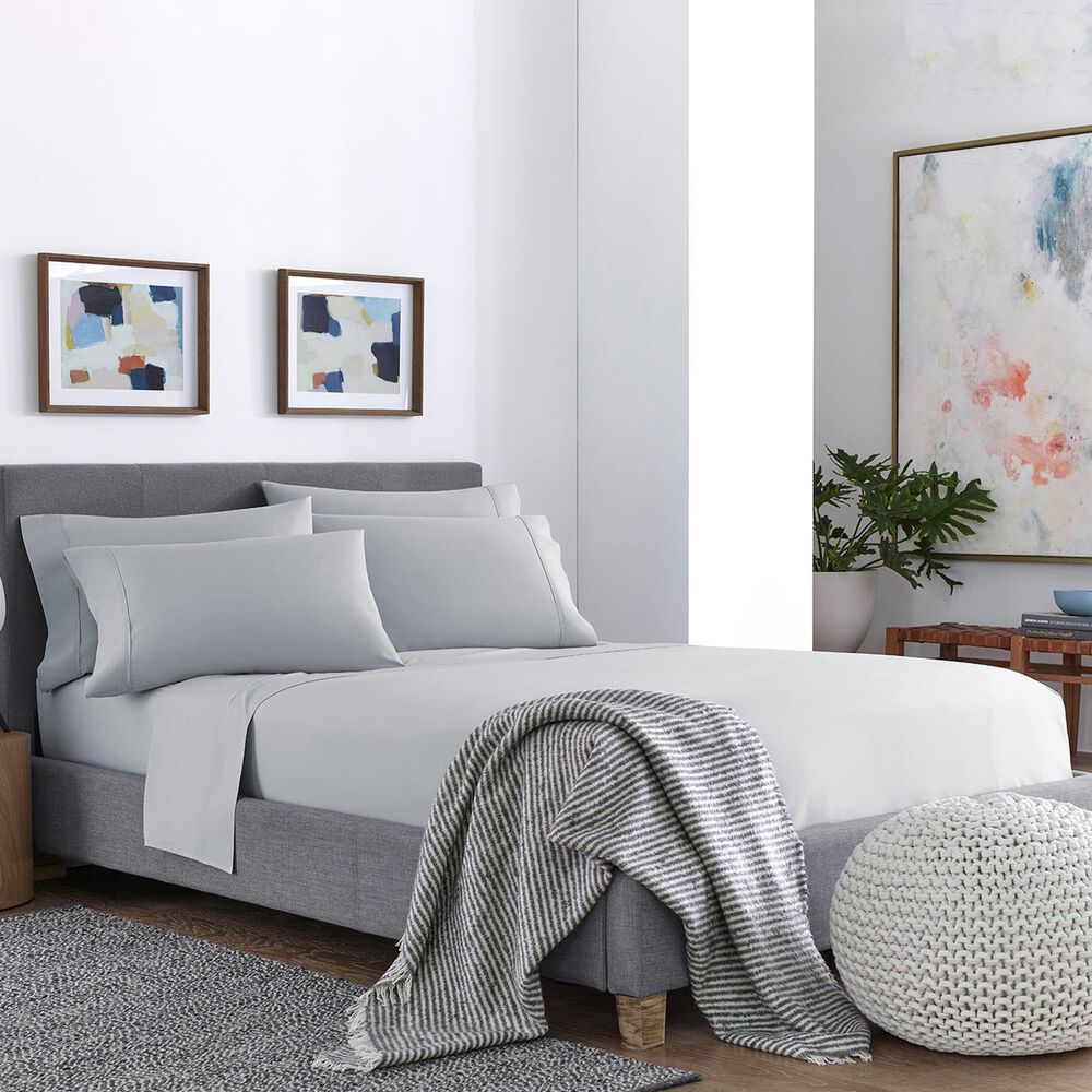Sanders Collection Ultraweave 6-Piece Queen Sheet Set in Silver Gray, , large