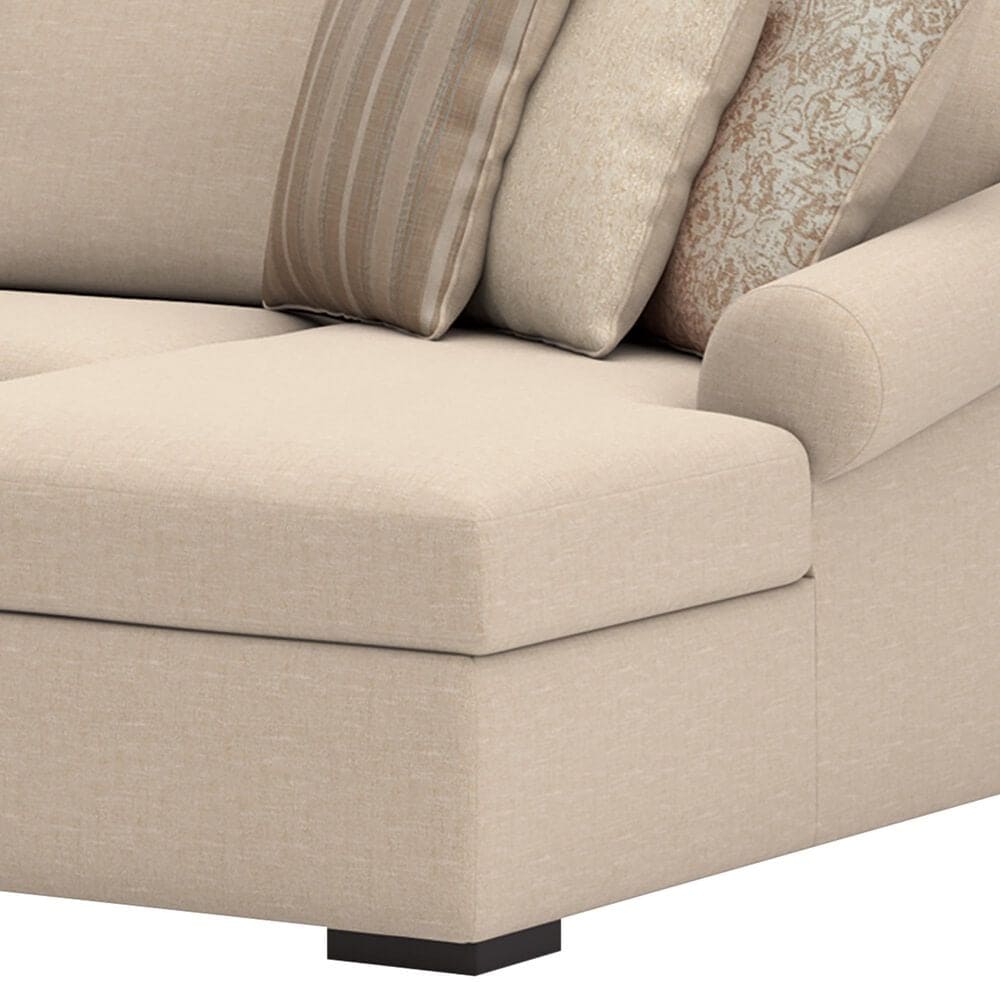 Ashley LadyMae 4-Piece Stationary Right Facing Sectional with Chaise in Twill, , large