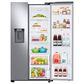 Samsung 22 Cu. Ft. Side by Side Refrigerator with Touch Screen Family Hub in Stainless Steel, , large