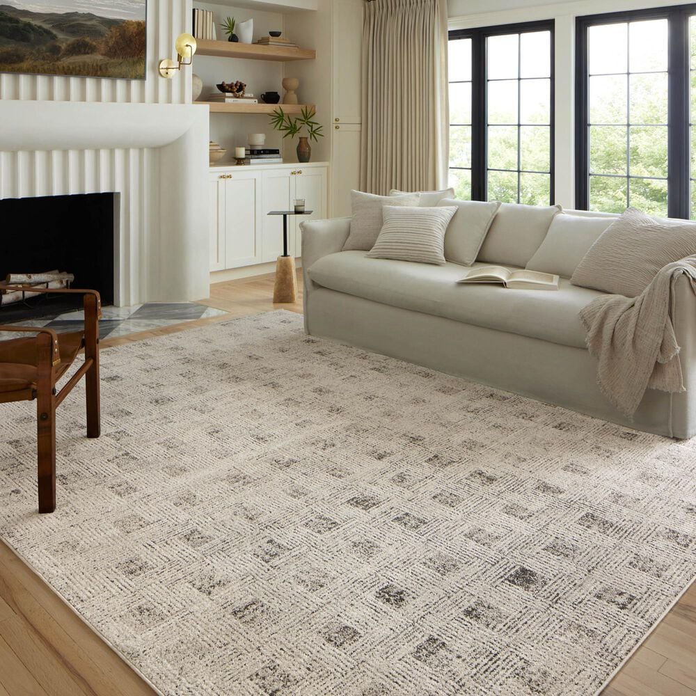 Loloi II Kamala 11&#39;2&quot; x 15&#39;7&quot; Grey and Graphite Area Rug, , large