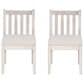 Linon Home Decor Teagon Patio Side Chair with Beige Cushion in Natural (Set of 2), , large
