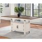 Steve Silver Hyland Counter Table with 20" Leaf in Milk and Honey - Table Only, , large