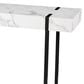 Southern Enterprises Rangley Console Table in Black and White, , large