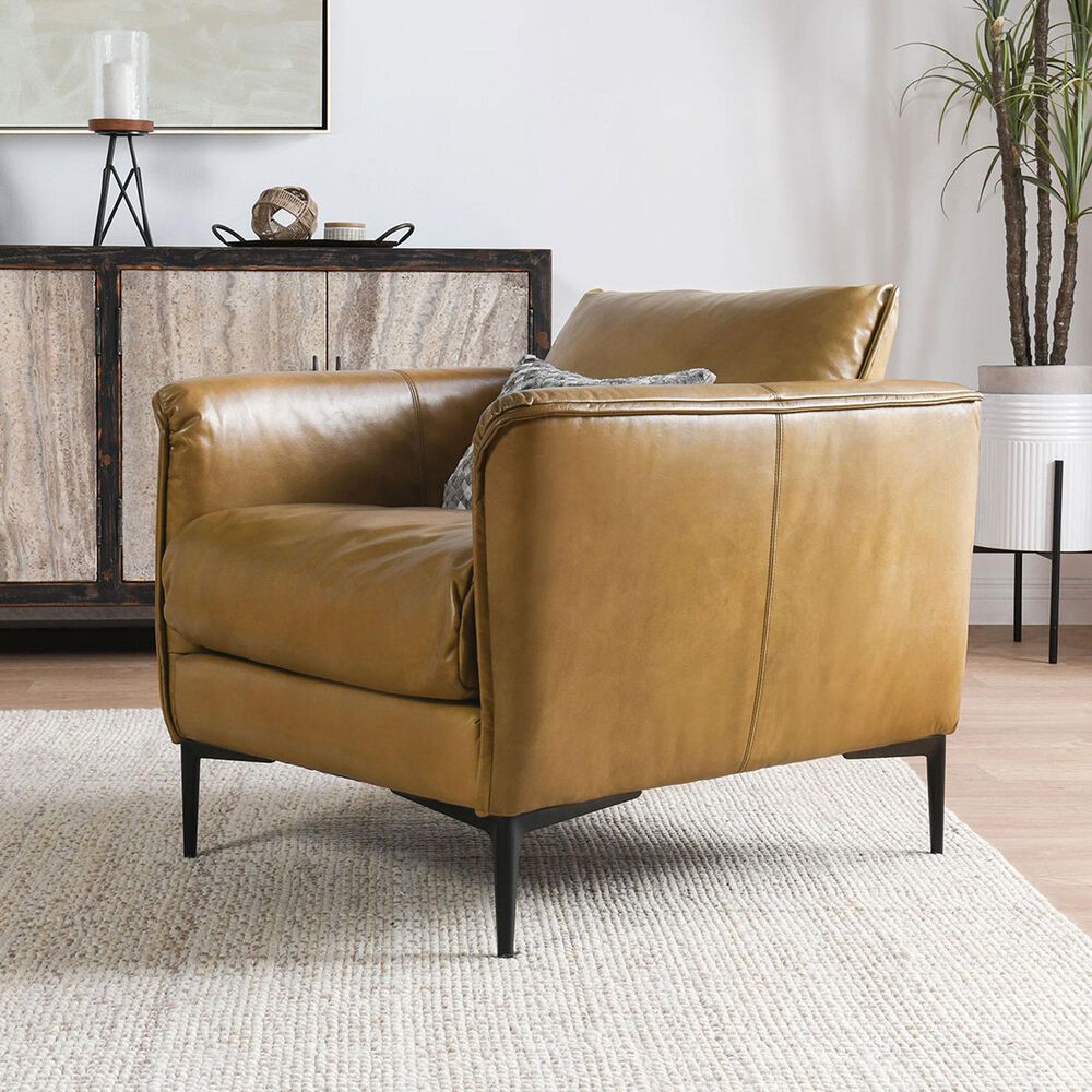 Classic Home Abigail Club Chair in Brown, , large