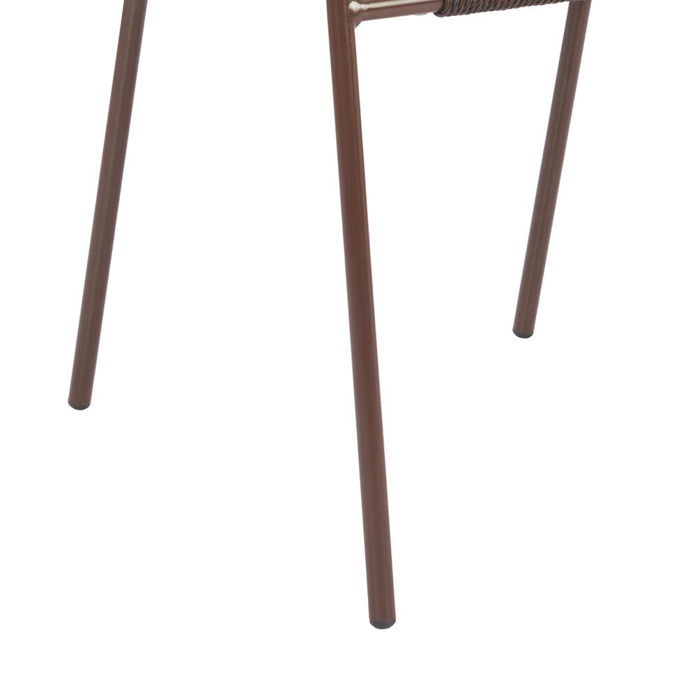 Zuo Modern Skye Outdoor Dining Chair in Brown (Set of 2), , large