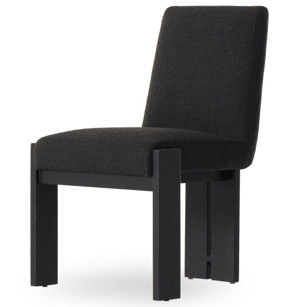 Four Hands Roxy Dining Side Chair in Brushed Ebony Oak, , large