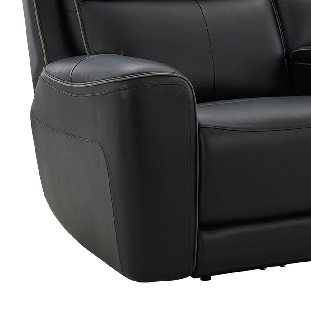 Ashley 5Z-Comfort Power Reclining Loveseat Console in Onyx, , large