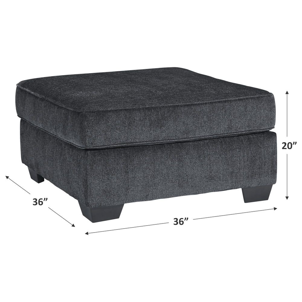 Ashley Altari Oversized Accent Ottoman in Slate, , large