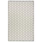 Nourison Twist Reversible 4" x 6" Black Indoor/Outdoor Area Rug, , large