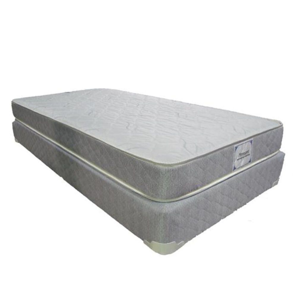 Omaha Bedding Pennant Firm Twin Mattress with High Profile Box Spring, , large