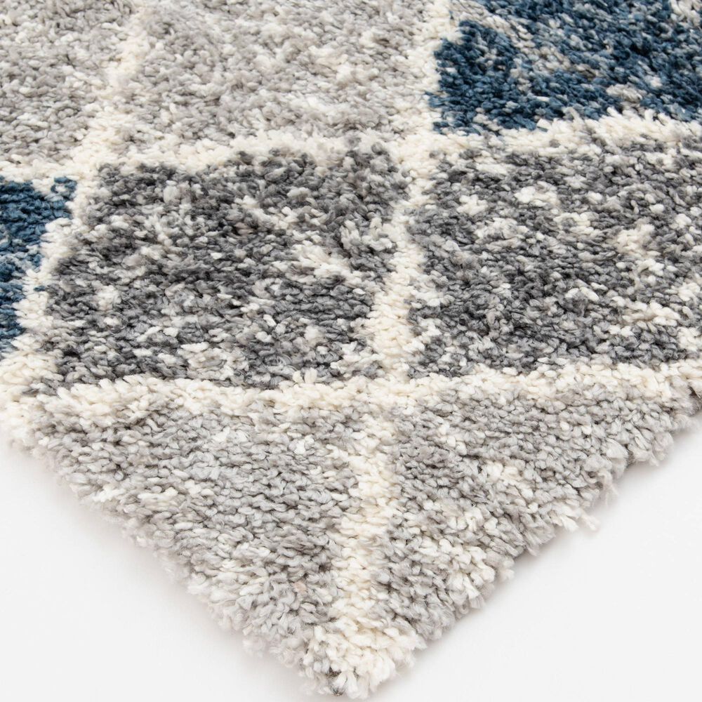 Central Oriental Castle Jax 5&#39; x 7&#39;3&quot; Blue and Multicolor Area Rug, , large