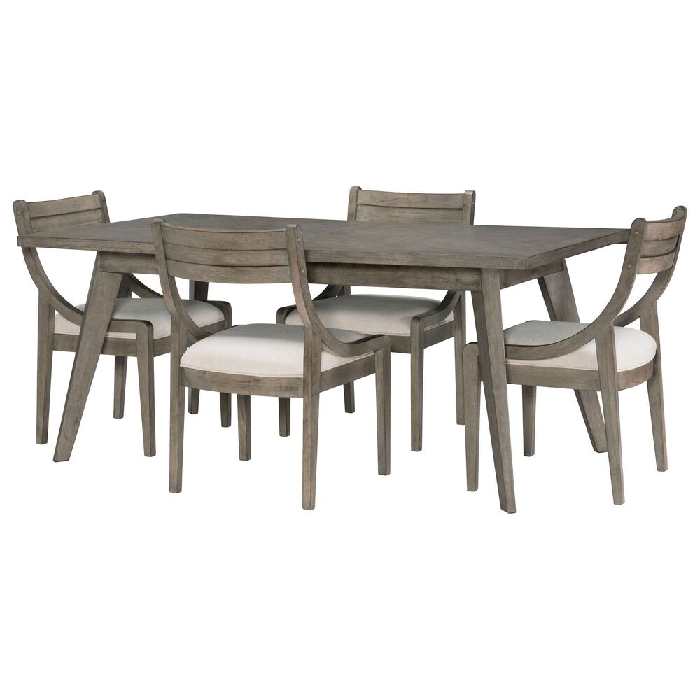 Legacy Classic Greystone 5-Piece Dining Set in Ash Brown, , large