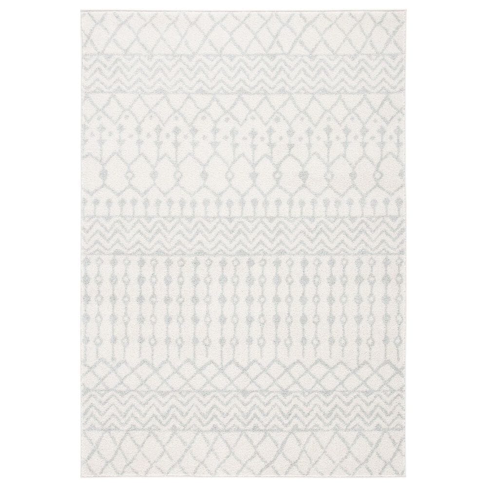 Safavieh Tulum Tarditional 5"3" x 7"6" Ivory and Light Grey Area Rug, , large