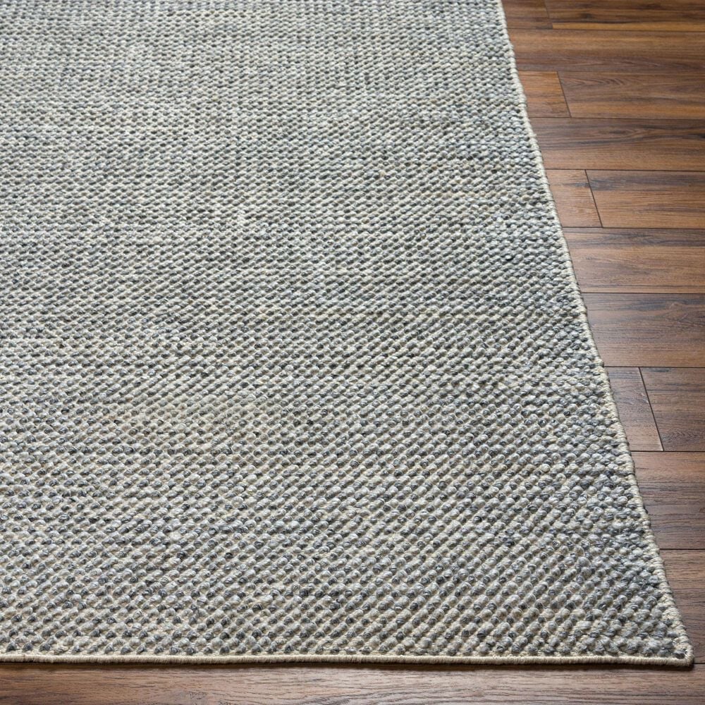Surya Reika Cream, Light Slate and Medium Gray 10&#39; x 14&#39; Indoor/Outdoor Area Rug, , large