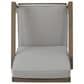 Hearth and Haven Leah 3-Piece Patio Chat Set with Gray Cushion in Brown, , large
