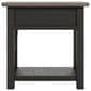 Ashley Tyler Creek End Table in Grayish Brown and Black, , large