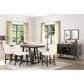 New Heritage Design High Line Counter Height Table in Coffee - Table Only, , large