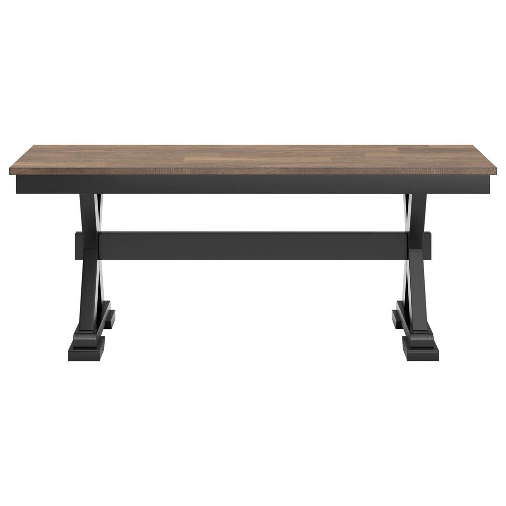 Ashley Wildenauer Dining Bench in Brown and Black, , large