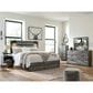 Ashley Baystorm 6 Drawer Dresser and Wide Frame Mirror in Gray, , large