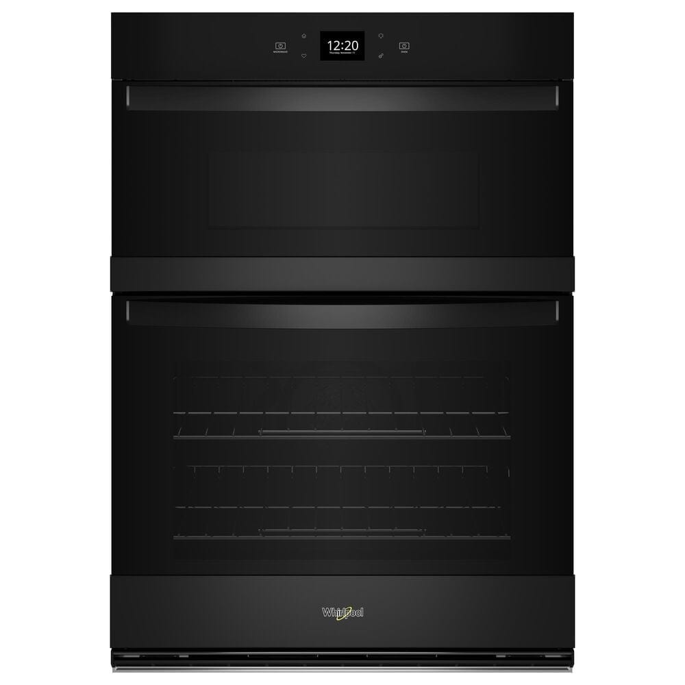 Whirlpool 30" Smart Built-In Electric Combination Wall Oven with Air Fry in Black, , large