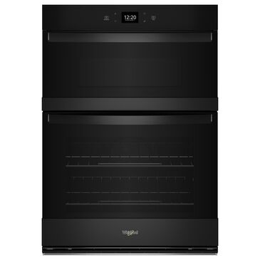 Whirlpool 30" Smart Built-In Electric Combination Wall Oven with Air Fry in Black, , large