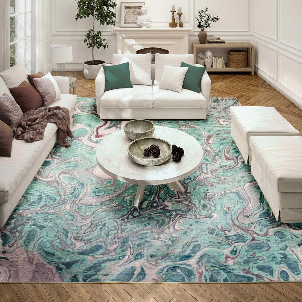 Dalyn Rug Company Kikiamo Seaside 3&#39; x 5&#39; Area Rug, , large