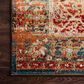 Loloi II Isadora ISA-04 8"11" x 12" Antique Ivory and Sunset Area Rug, , large