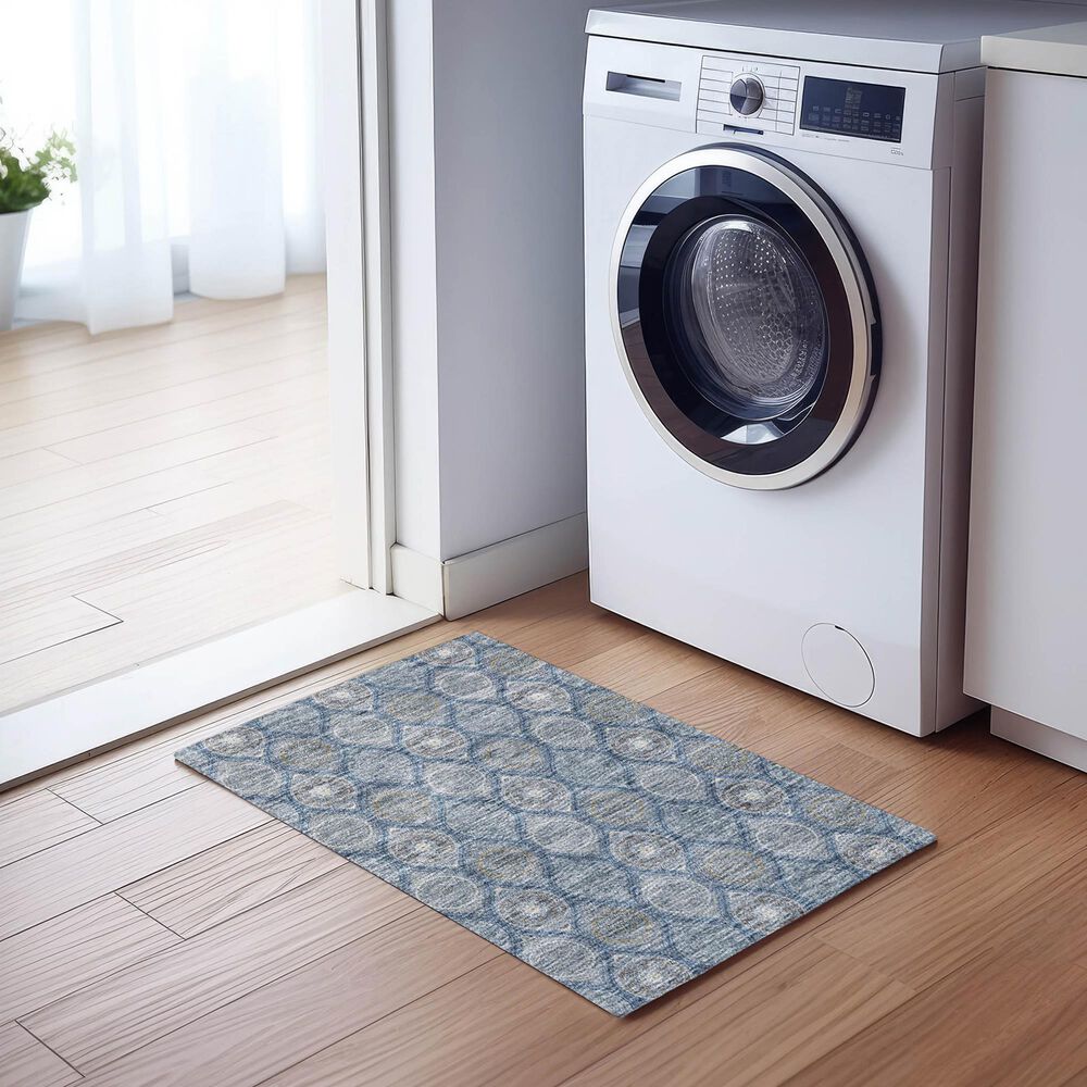 Dalyn Rug Company Solace SL1 2&#39;6&quot; x 3&#39;10&quot; Navy Area Rug, , large