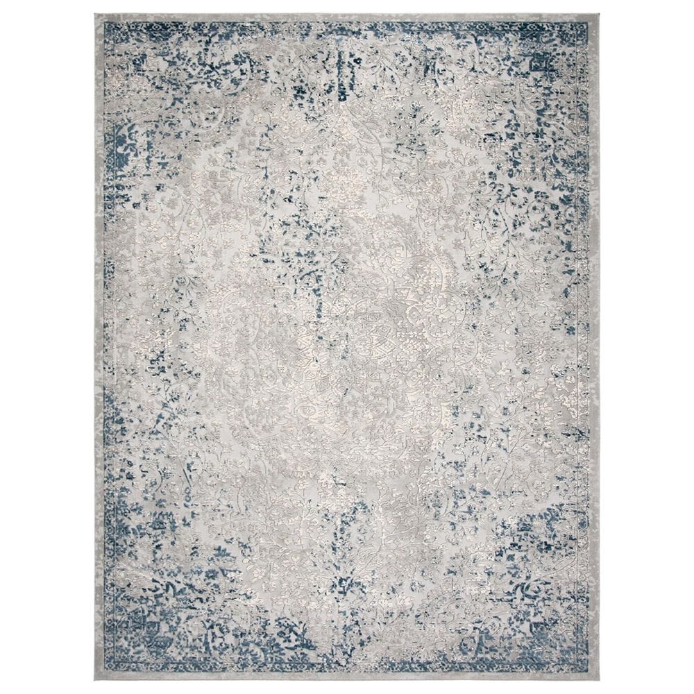 Safavieh Invista INV468F 8" x 10" Grey and Ivory Area Rug, , large