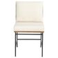 Four Hands Westgate Crete Dining Chair with Savile Flax Cushion in Black, , large