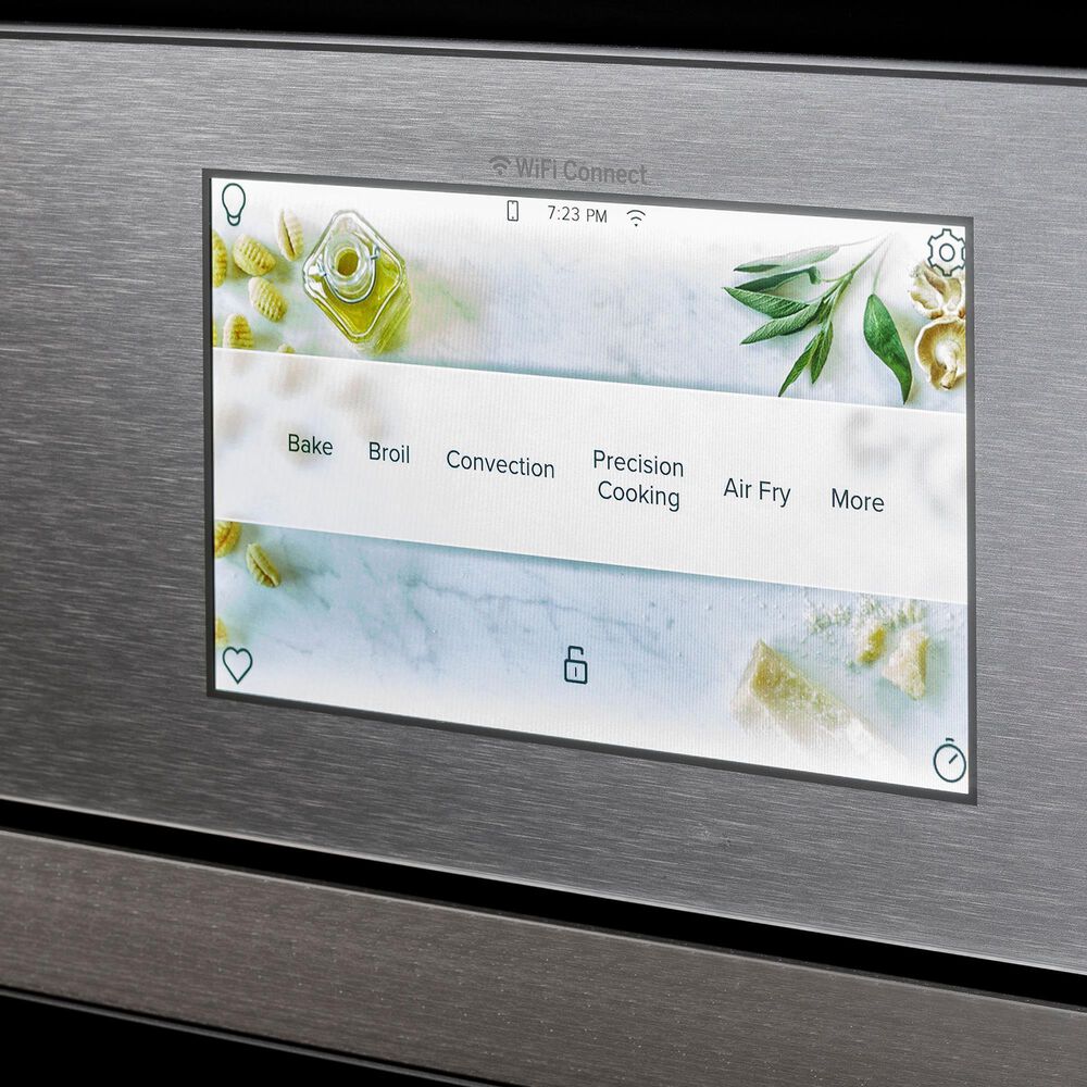 Cafe 30&quot; Smart Built-In Convection Double Wall Oven in Glass Stainless Steel, , large