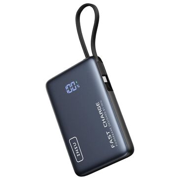 INUI Pocket Power 10000mAh Fast Charging Power Bank in Black, , large