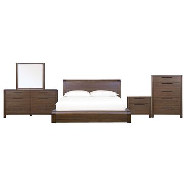 Urban Home Totes 5-Piece Queen Bedroom Set in English Walnut, , large