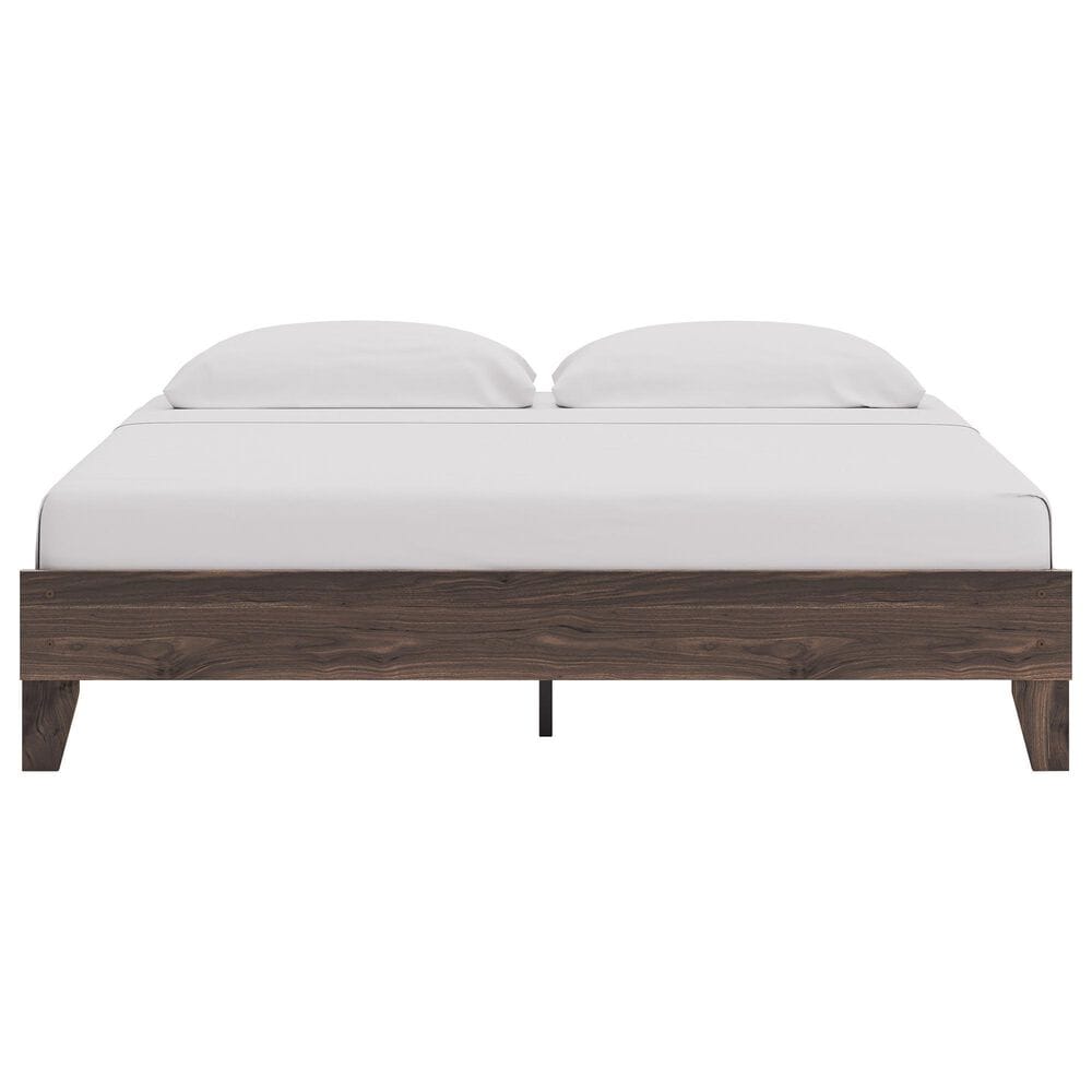Ashley Calverson King Platform Bed in Rich Brown, , large