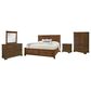 Viceray Collections Cool Rustic 5-Piece Queen Plank Bedroom Set with Storage in Amber, , large