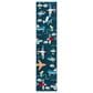 Safavieh Carousel CRK167 2"3" x 6" Navy and Ivory Kids Runner, , large